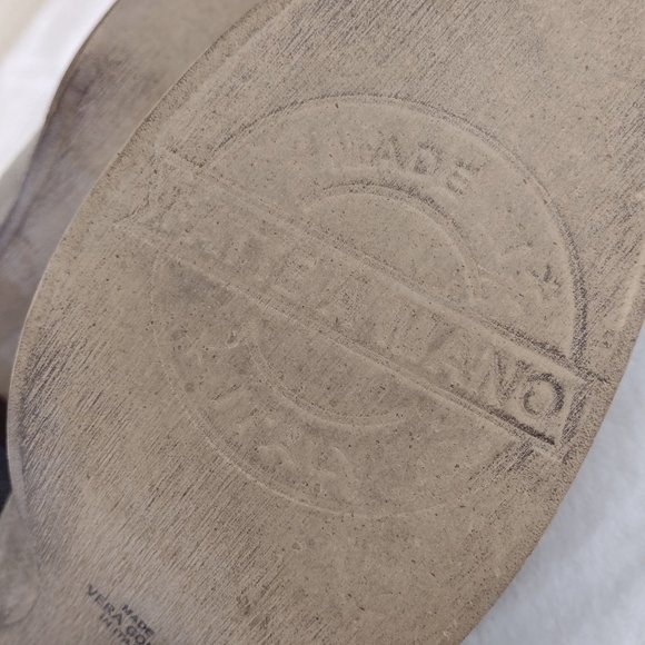 Innue Suede Stacked Heel Lace Up Ankle Boots Bootie Neutral Made in Italy - Picture 3 of 7